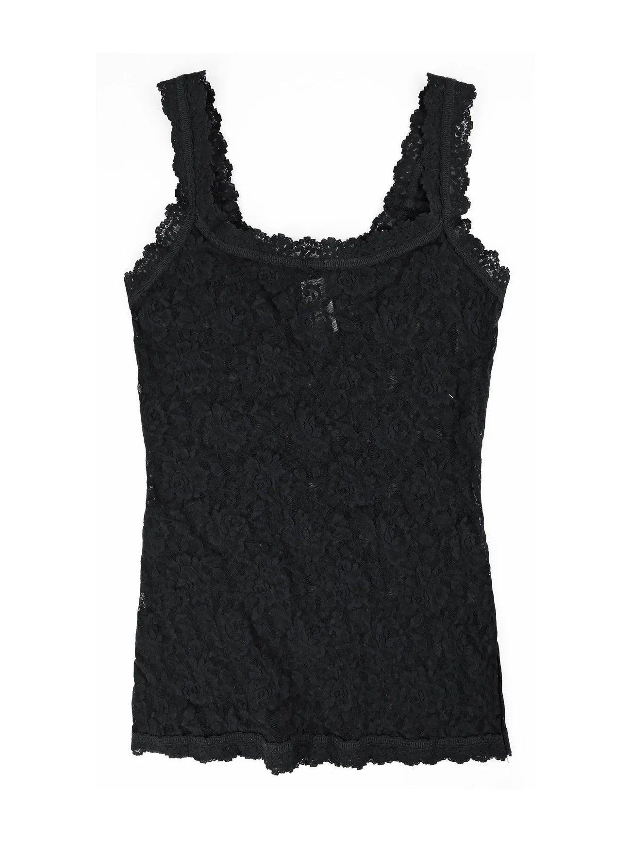 Signature Lace Unlined Cami in Black