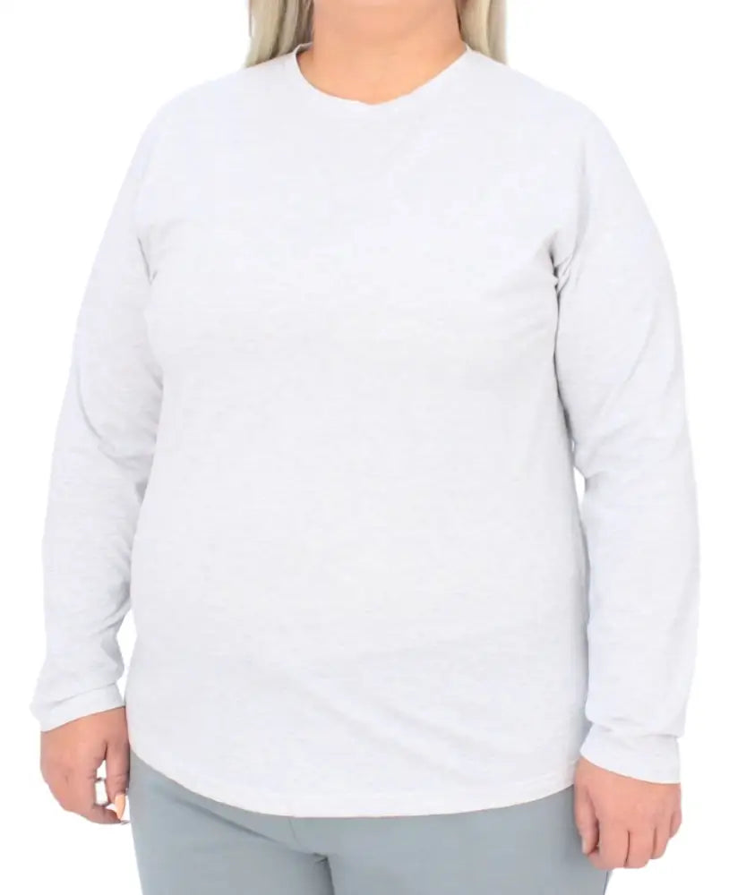 Ladies Plain Long Sleeve Tee