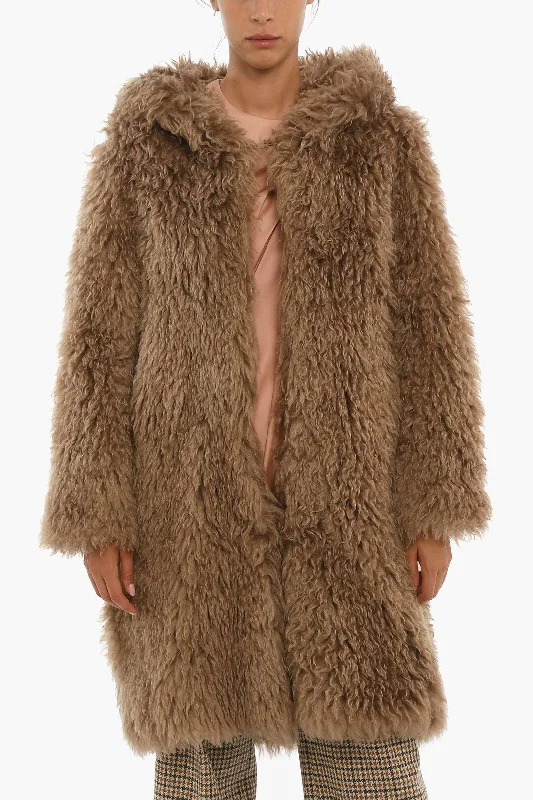 Becagli Since 1944 Hooded Faux-fur Coat