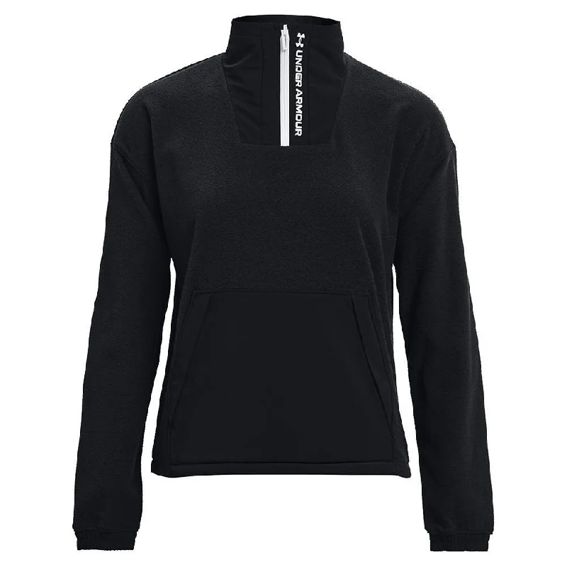 Women's UA RUSH Fleece 1/2 Zip Hoodie