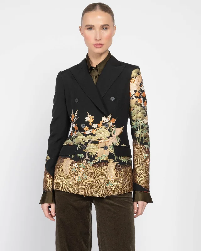 Kimono Embroidered Blazer