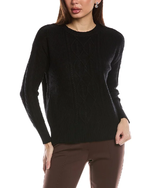 T Tahari Cable Pullover