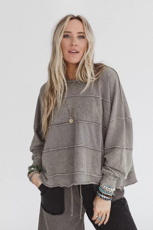 Dawson Pullover Top - Mocha