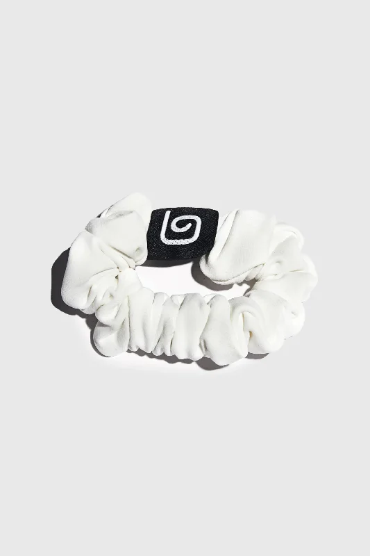 Olaben Luxe Hair Scrunchie - White