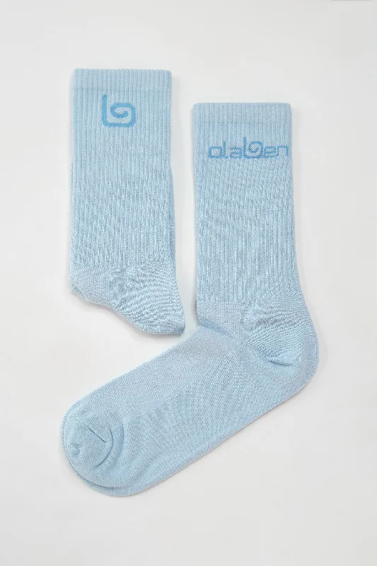 Olaben Quarter Socks - Baby Blue