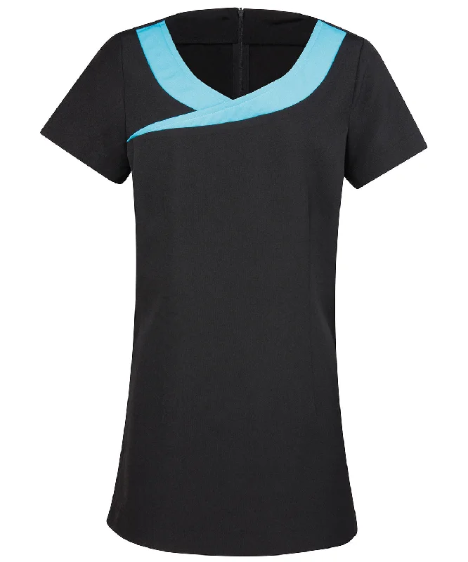 Black/Turquoise - Ivy beauty and spa tunic