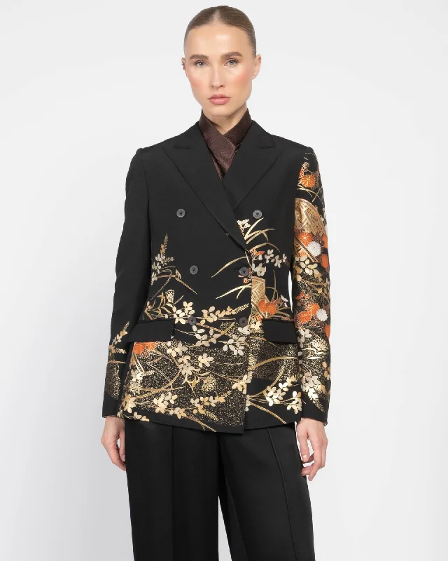 Kimono Embroidered Blazer