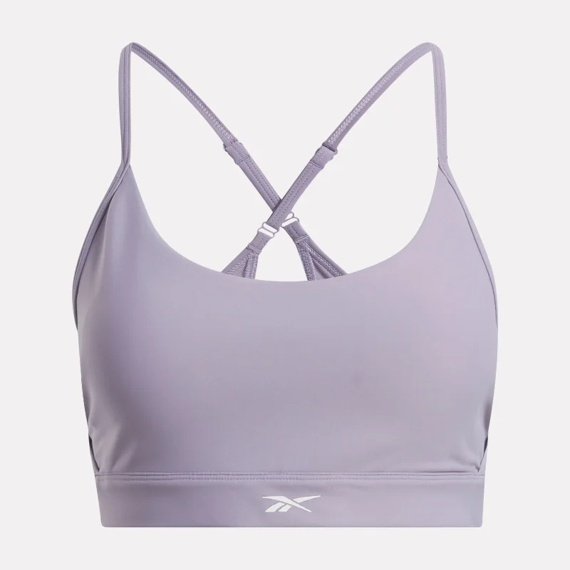 Lux Strappy Sports Bra Dusk Purple