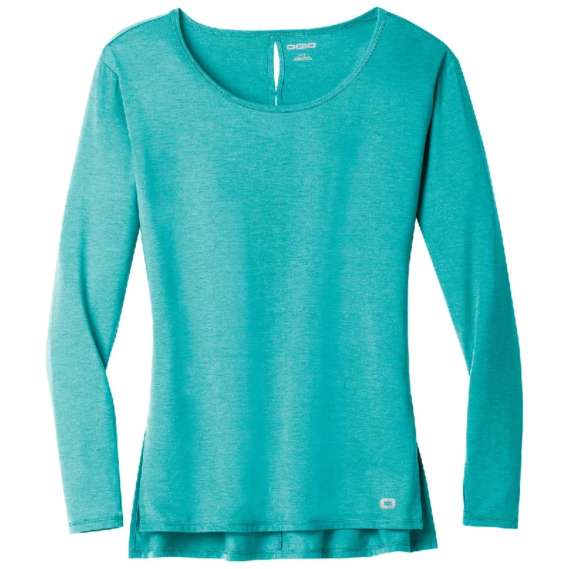 OGIO Women's Vivid Teal Luuma Long Sleeve Tunic