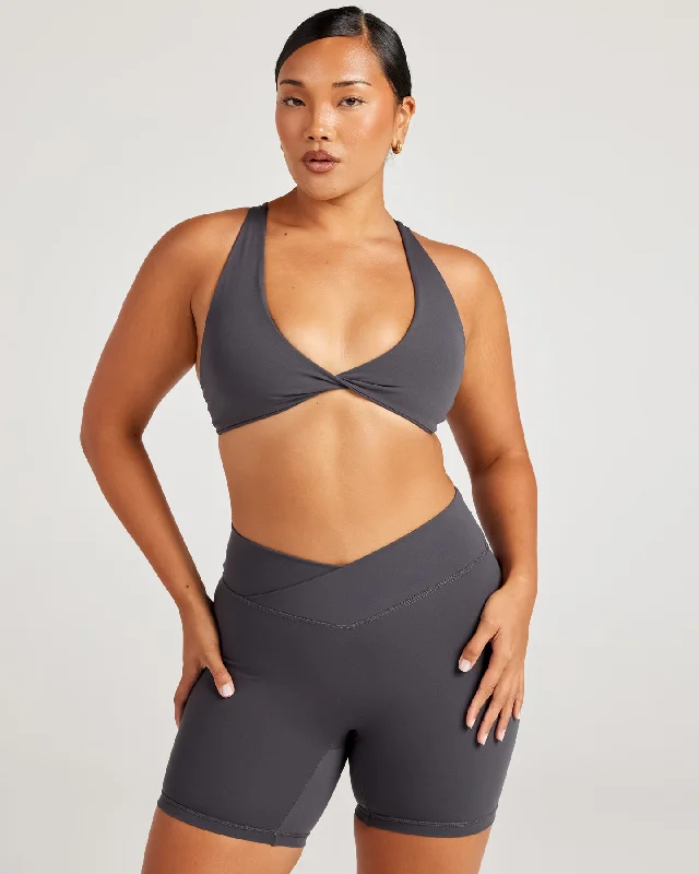 Aura Elevate Bra - Charcoal