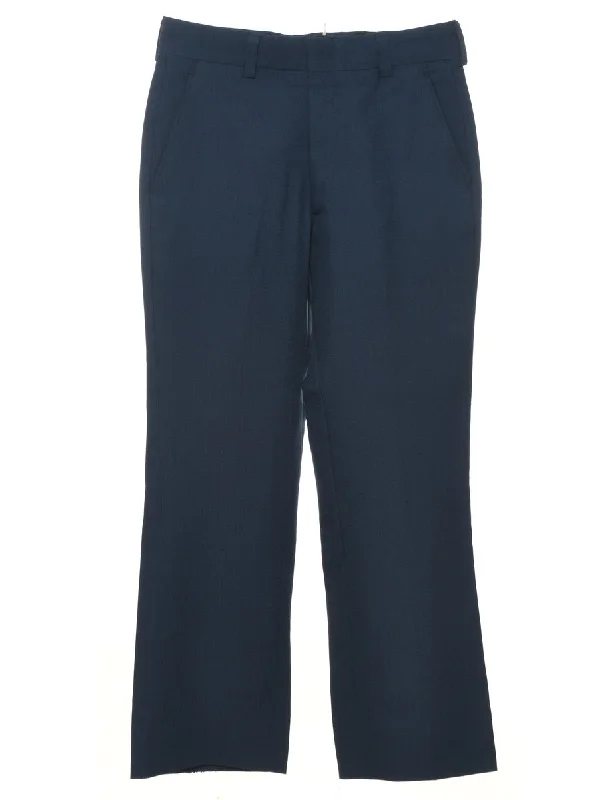 Navy Classic Trousers - W32 L30