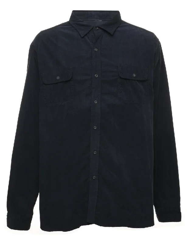 Navy Corduroy Shirt - XL