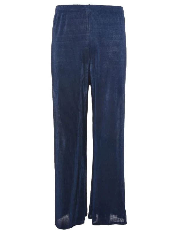 Navy Trousers - W26 L26