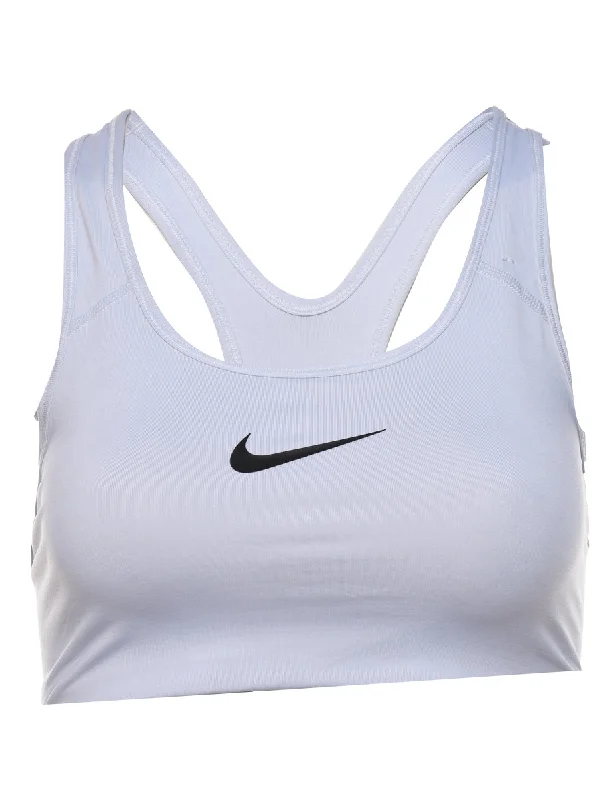 Nike Light Grey Sports Bra - S