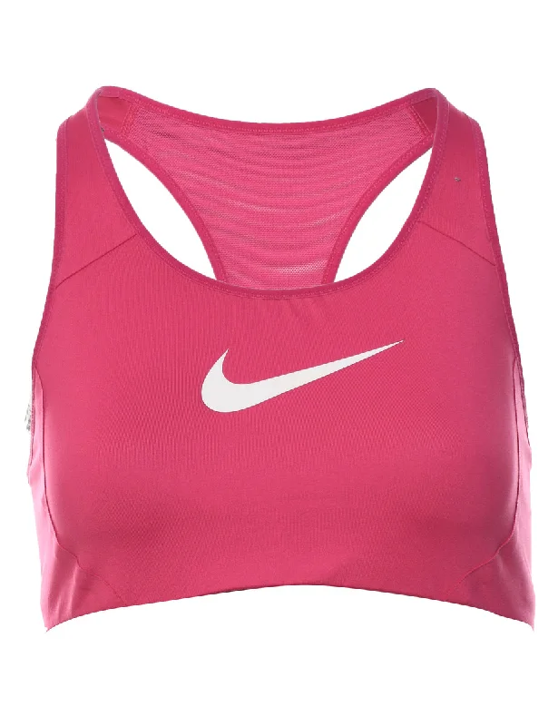 Nike Pink Sports Bra - L