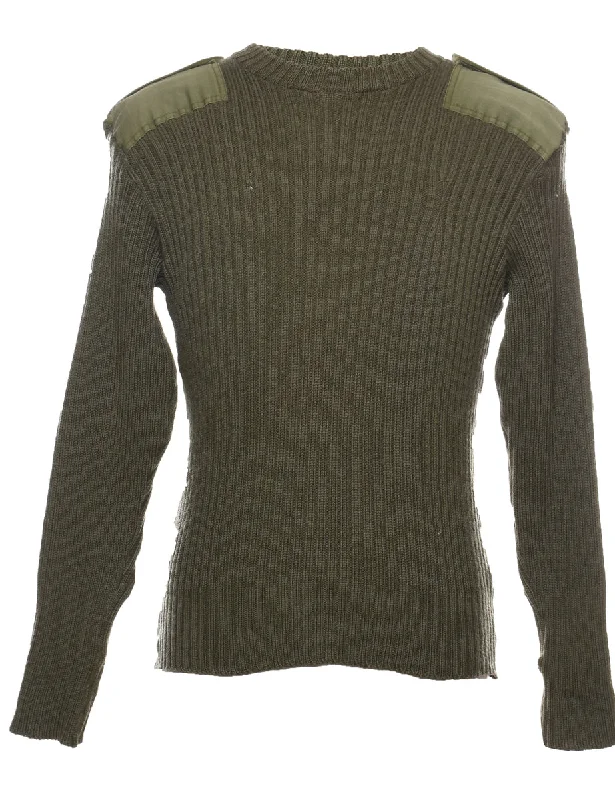 Olive Green Jumper - M