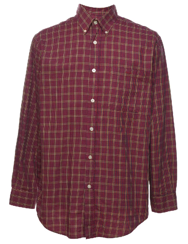 Orvis Red Checked Shirt - M