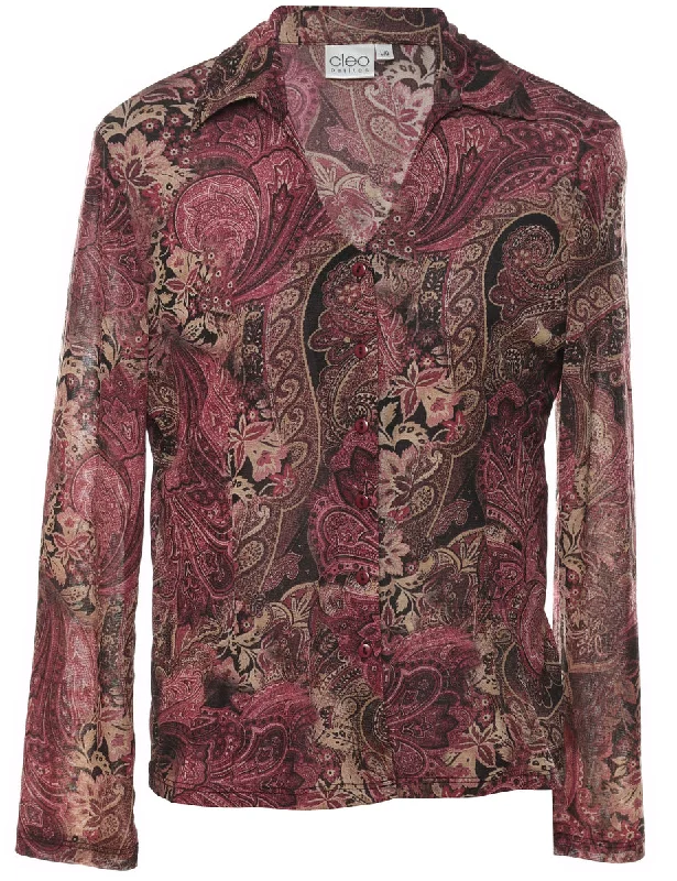 Paisley Blouse - L