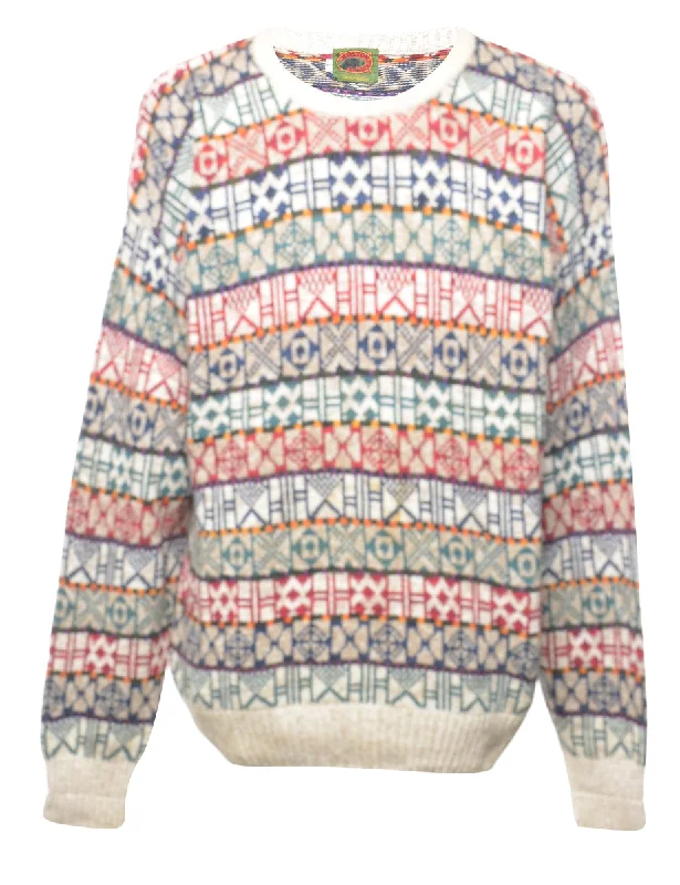 Patterned Jumper - L