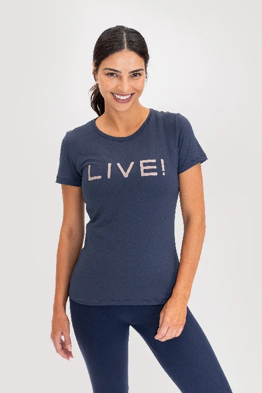 LIVE! Holographic Basic T-Shirt