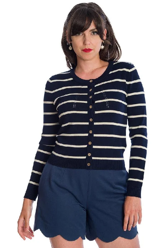 Lets Sail Stripe Cardigan