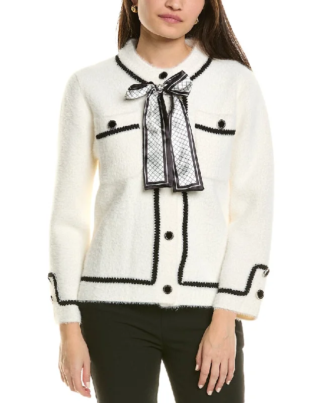 Madison Miles Fuzzy Cardigan