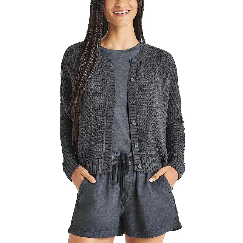 Splendid Womens Knit Button-Down Cardigan Sweater